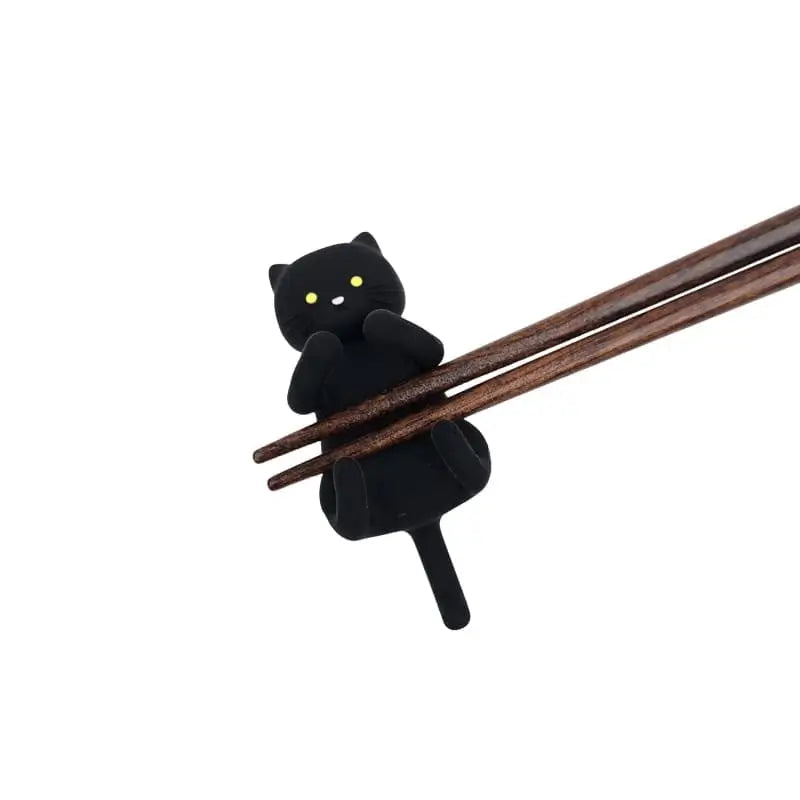 Bacchette giapponesi Kawaii Gatto nero