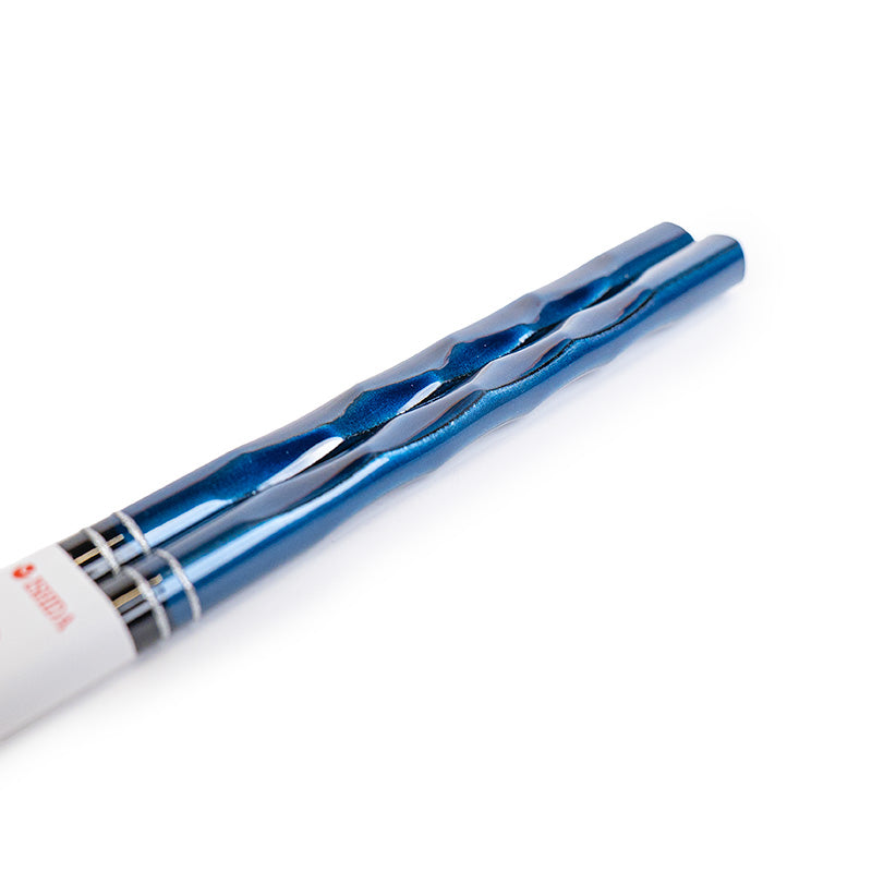 Bacchette giapponesi laccate blu