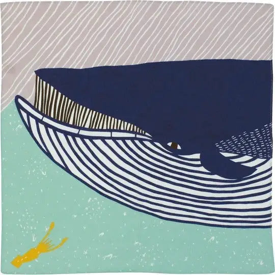 Balena blu Furoshiki