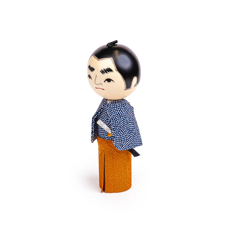 Bambola Giapponese Kokeshi - Samurai