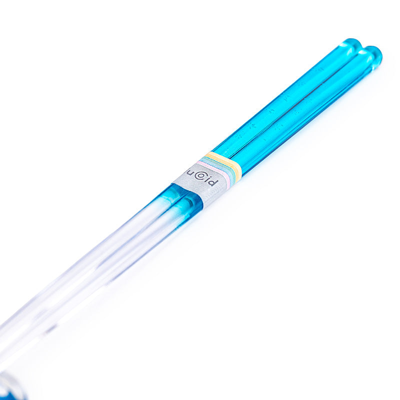 Bastoncini giapponesi in resina blu Sakura