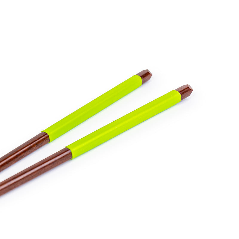 Bastoncini giapponesi in silicone antiscivolo verdi