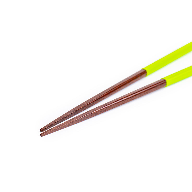 Bastoncini giapponesi in silicone antiscivolo verdi
