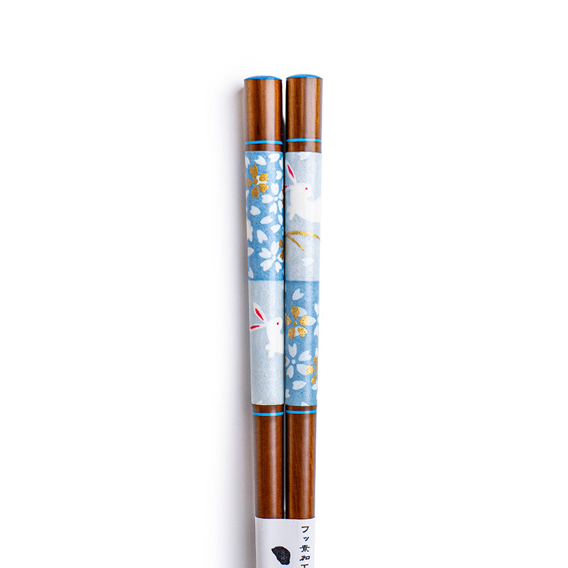 Bastoncini giapponesi Sakura Usagi blu