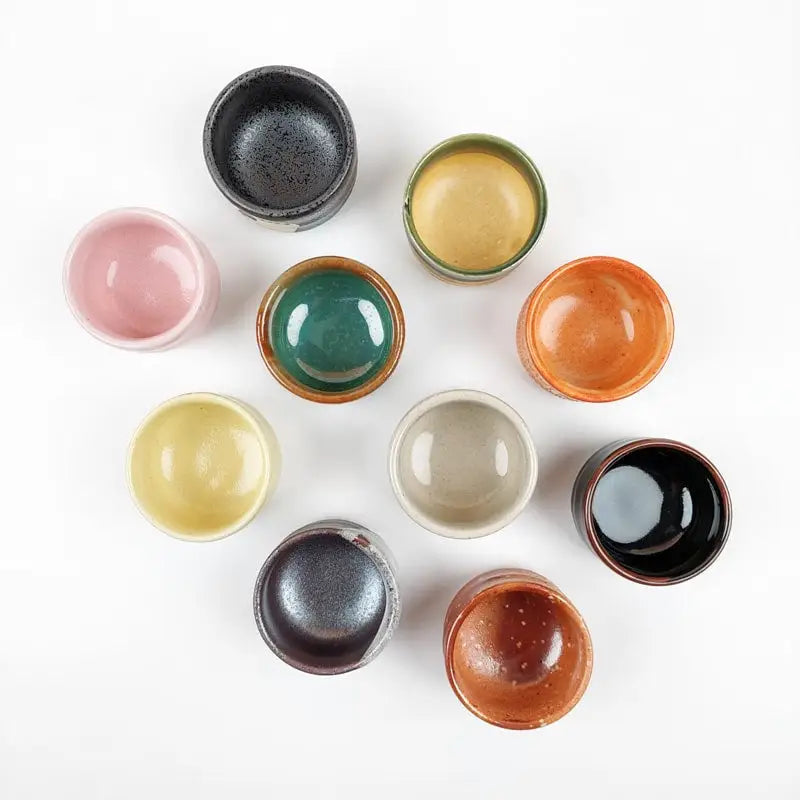 Bicchieri da sake in ceramica giapponese