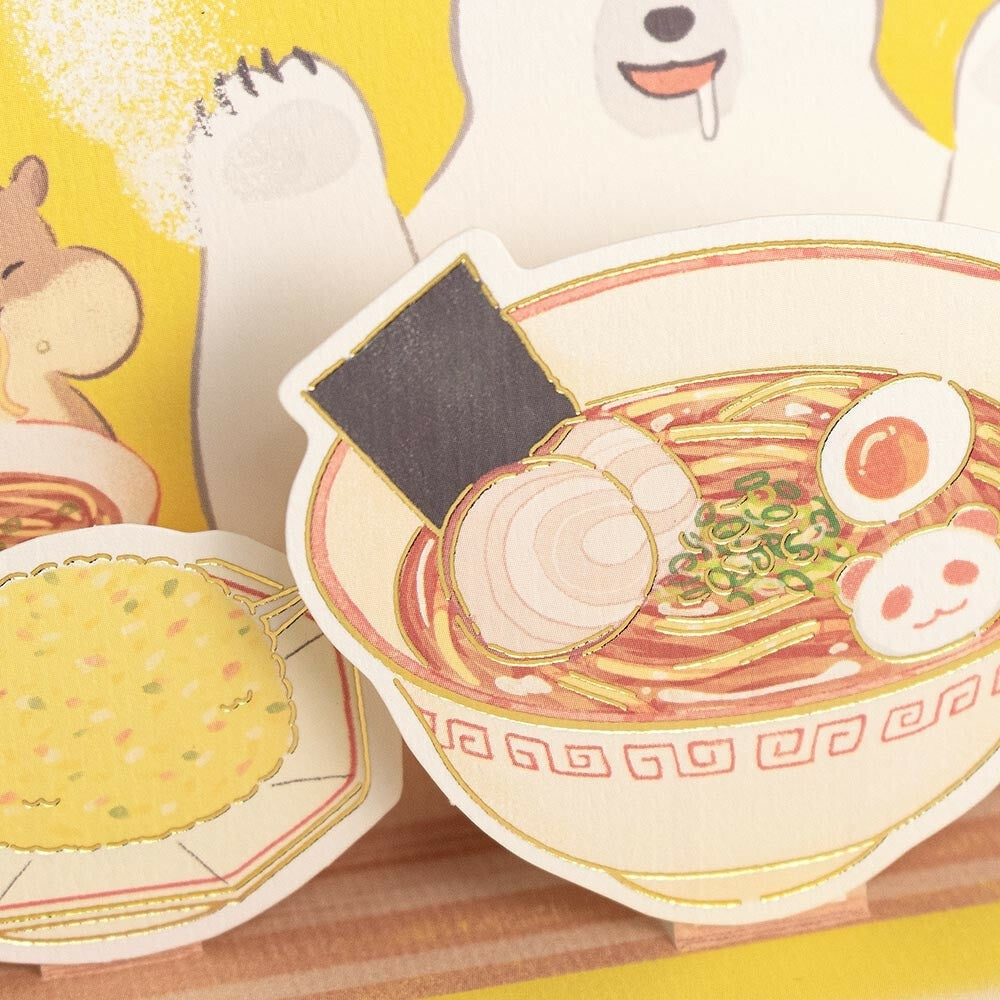 Biglietto di Compleanno Pop-Up 3D - Ramen