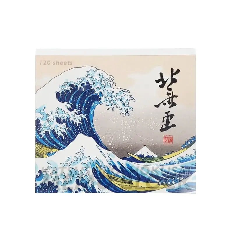 Blocchetto per appunti giapponese con stampe di Hokusai