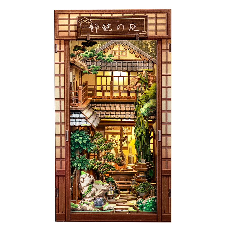 Book Nook Giapponese Serene Courtyard