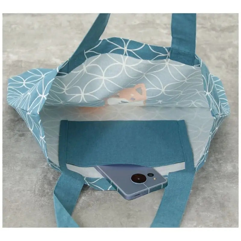 Borsa blu Shiba Shippo