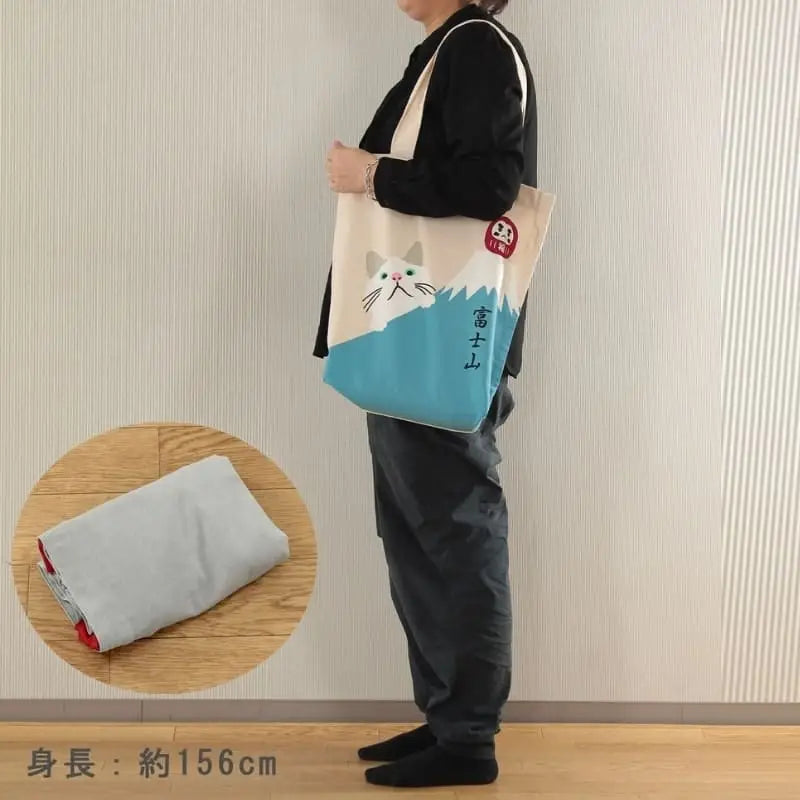 Borsa Fuji Neko Daruma