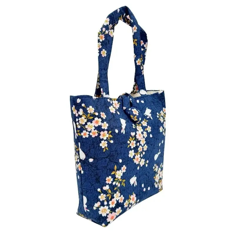 Borsa giapponese Usagi Sakura Blu