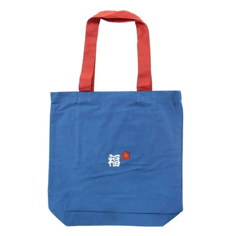 Borsa Tote Blu Maneki Neko Blessing