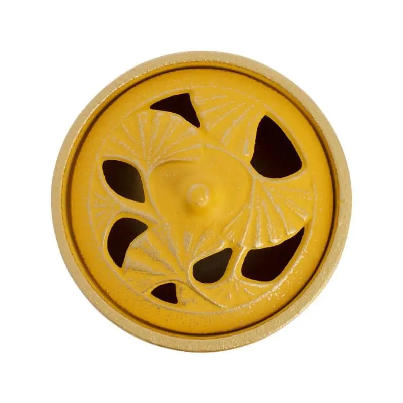 Bruciatore d'incenso in ghisa Iwachu giallo