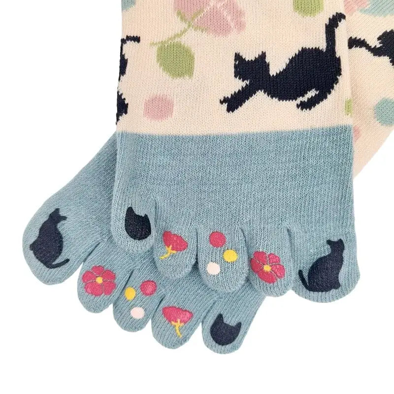 Yumemi Neko Calzini a 5 dita - EU 36-39