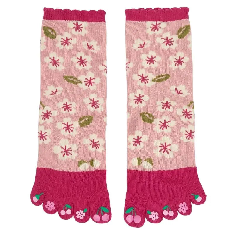 Calzini Sakura a 5 dita - EU 36-39