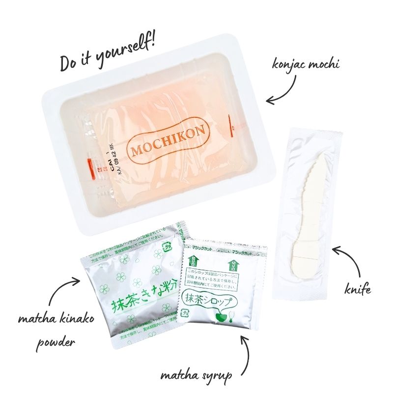 Caramella Gommosa Di Mochikon Konjac Con Matcha