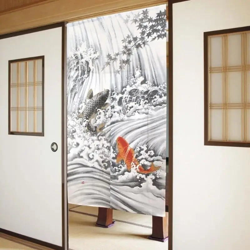 Carpa giapponese Noren Koi