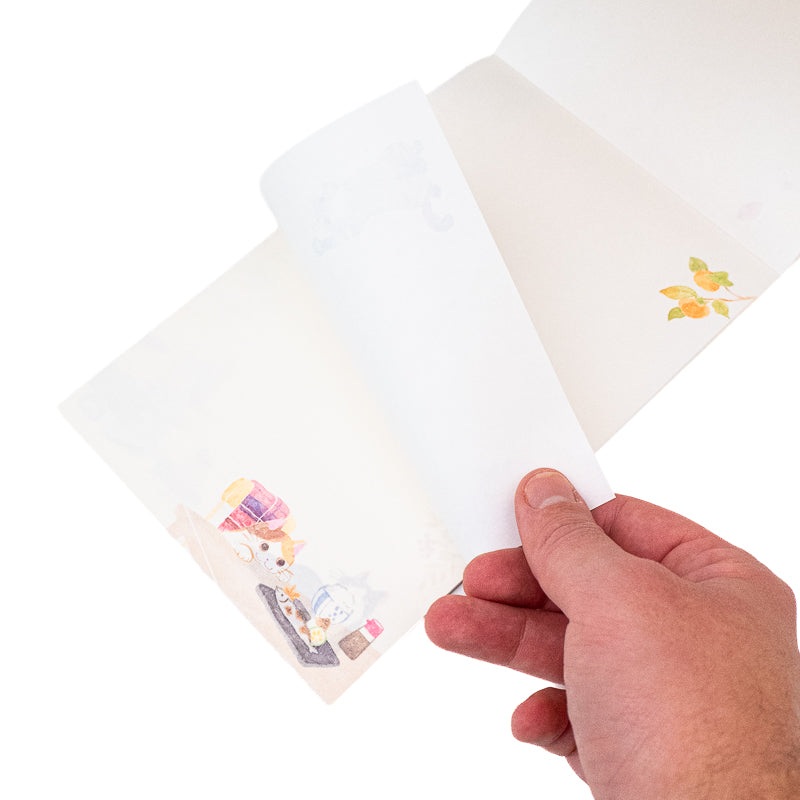 Carta da Lettere - Gatti in Autunno