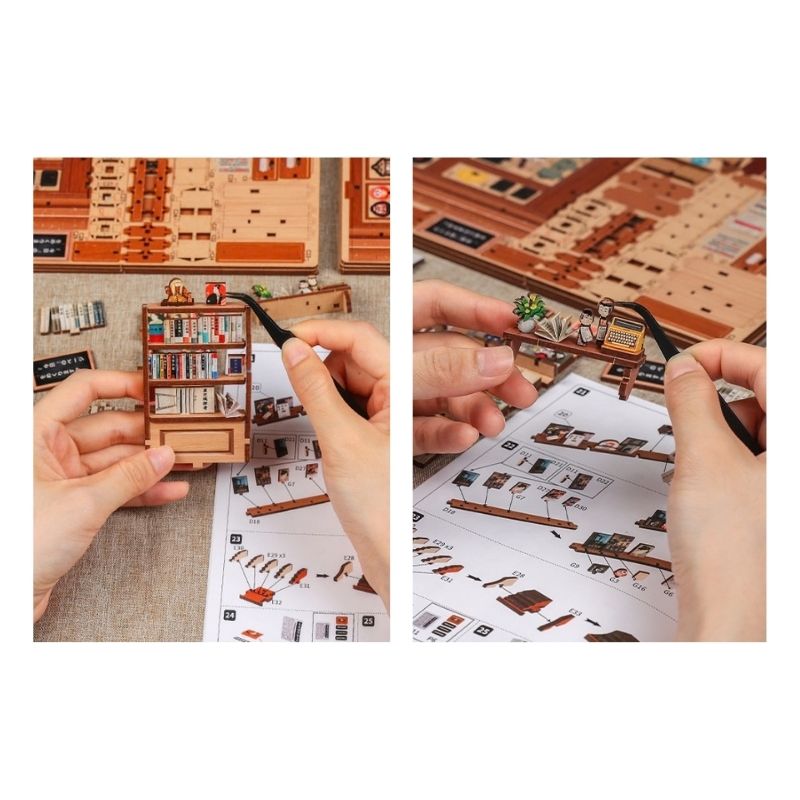 Casa In Miniatura Giapponese In Legno Antique Bookery of Kyoto