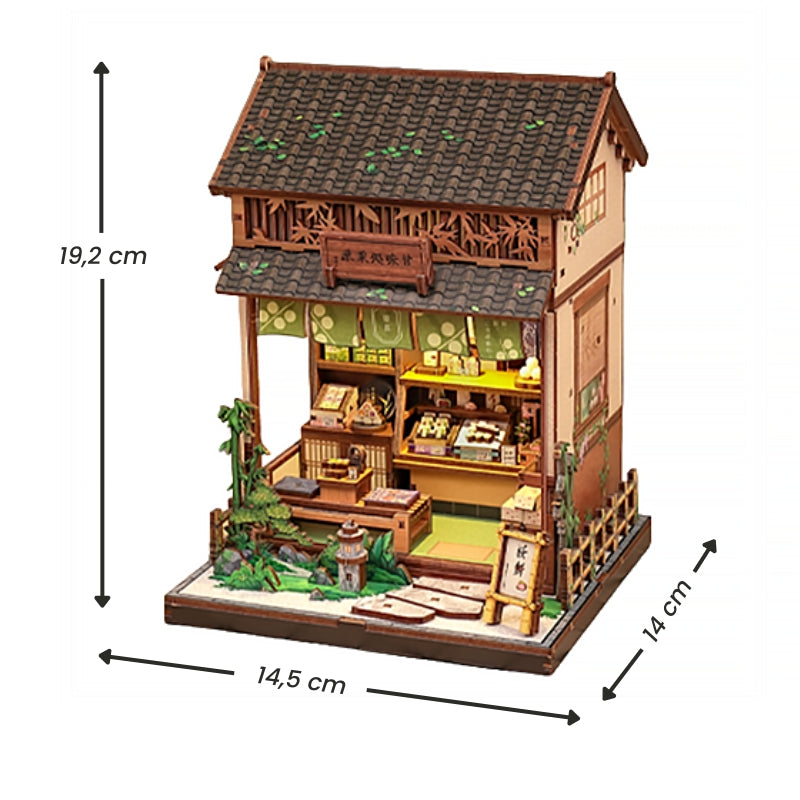 Casa In Miniatura Giapponese In Legno Kanmi-Dokoro Casa del Tè