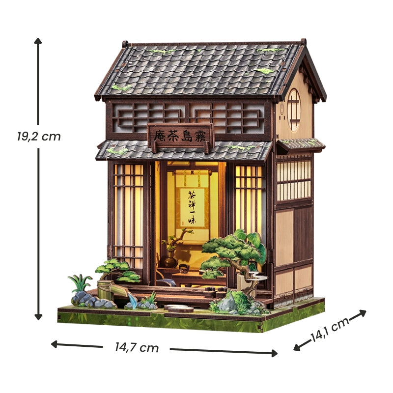 Casa In Miniatura Giapponese In Legno Kirishima Cha-An