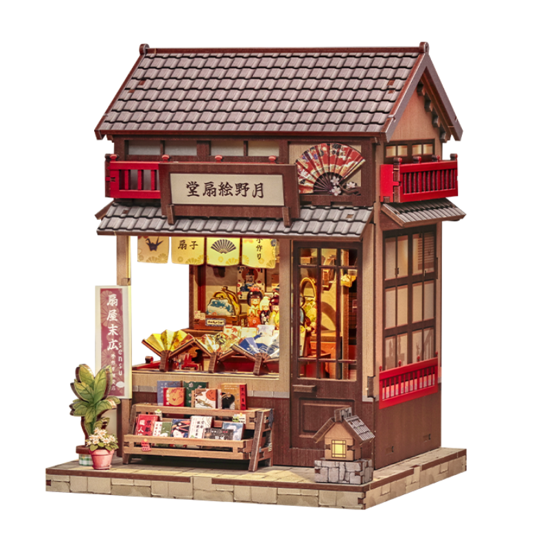Casa In Miniatura Giapponese In Legno Tsukino Eogi-Dou