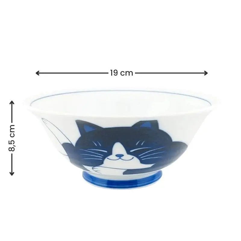 Ciotola giapponese Gatto blu