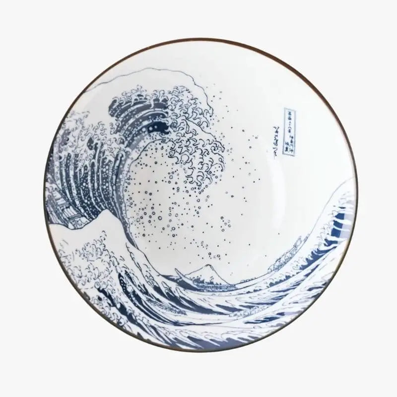 Ciotola di ramen giapponese Hokusai