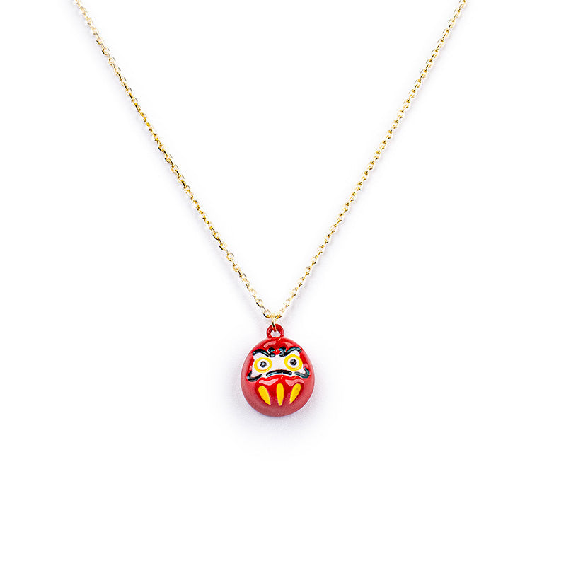 Collana Giapponese - Ciondolo Piccolo Daruma