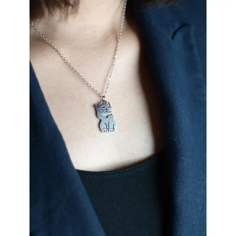 Collana giapponese Maneki Neko