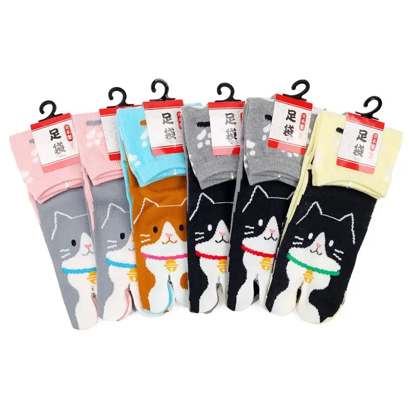 Confezione di calzini Tabi Neko - 6 paia - EU 36-40