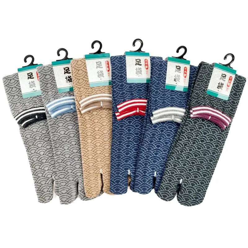 Confezione di calzini Tabi Seigaiha - 6 paia - EU 37-42