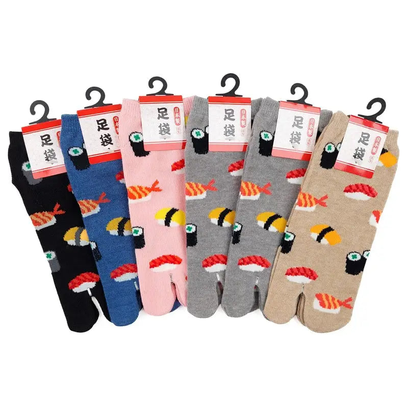 Confezione di calzini Tabi Sushi - 6 paia - EU 36-40