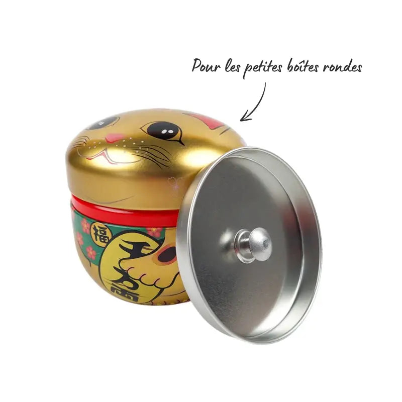 Coperchio rotondo per scatola da tè