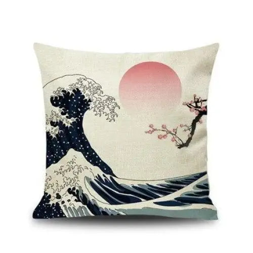 Copricuscino giapponese - Vague & Sakura