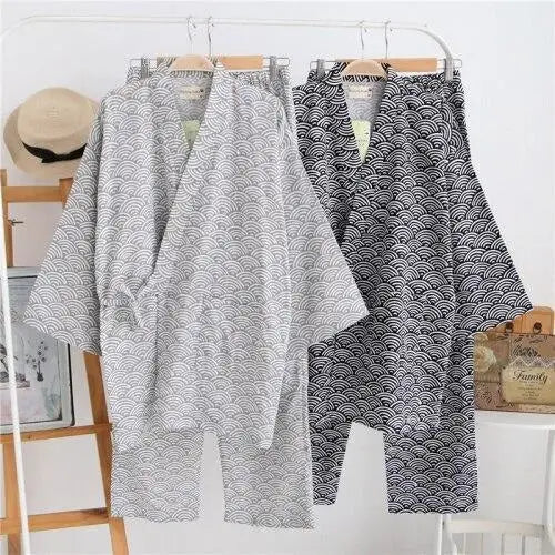 Cotone Jinbei Modello Seigaiha