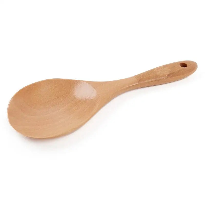 Cucchiaio da riso in legno chiaro