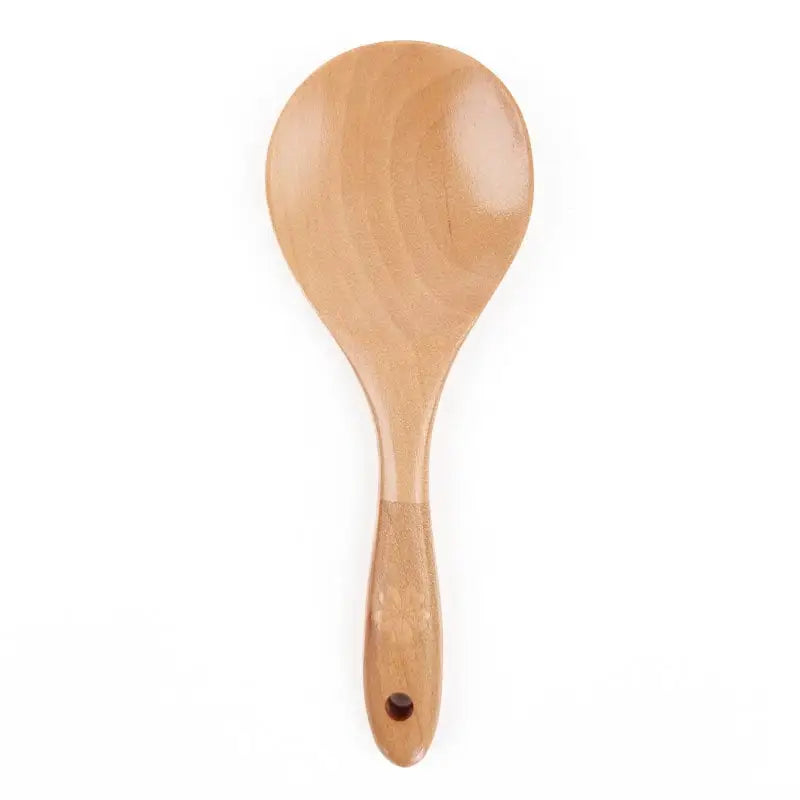 Cucchiaio da riso in legno chiaro