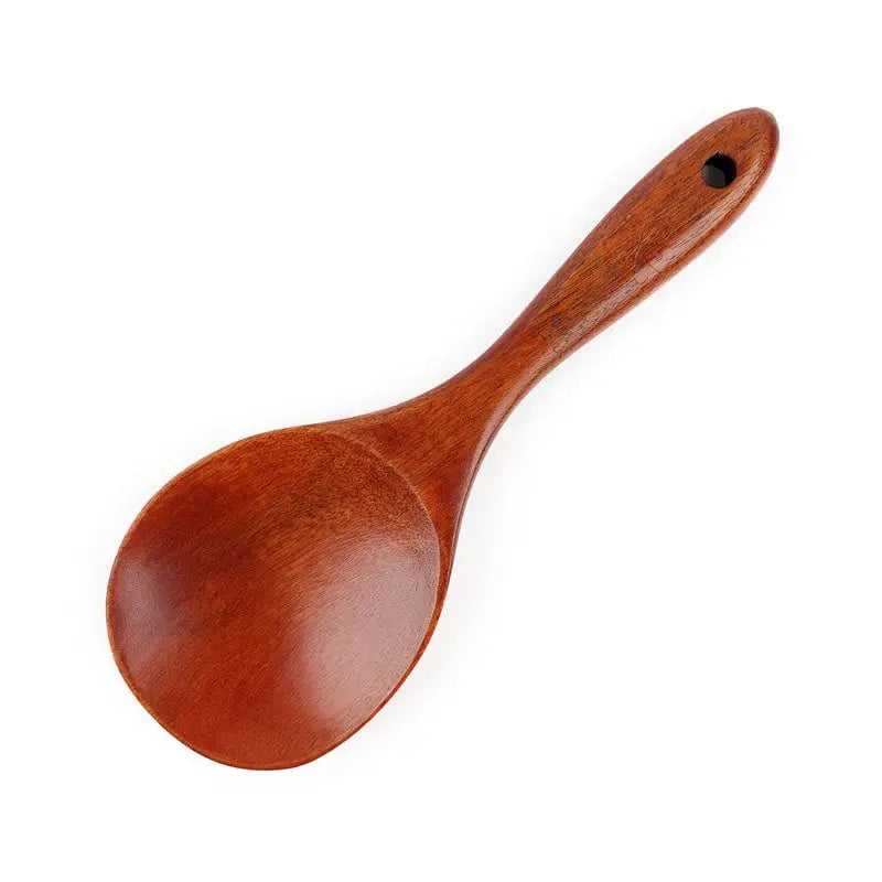 Cucchiaio da riso in legno scuro