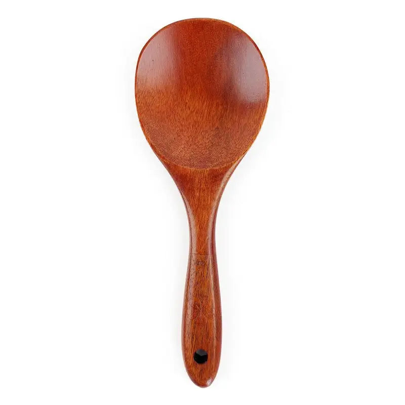 Cucchiaio da riso in legno scuro
