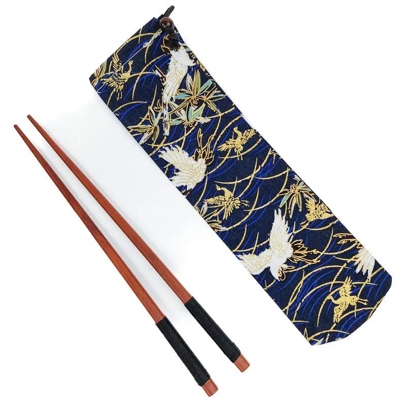 Custodia per bacchette giapponesi Tsuru
