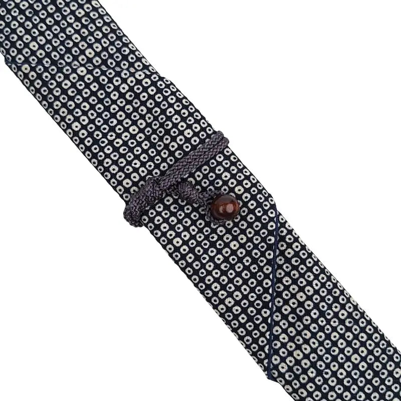 Custodia per bacchette giapponesi blu Kanoko
