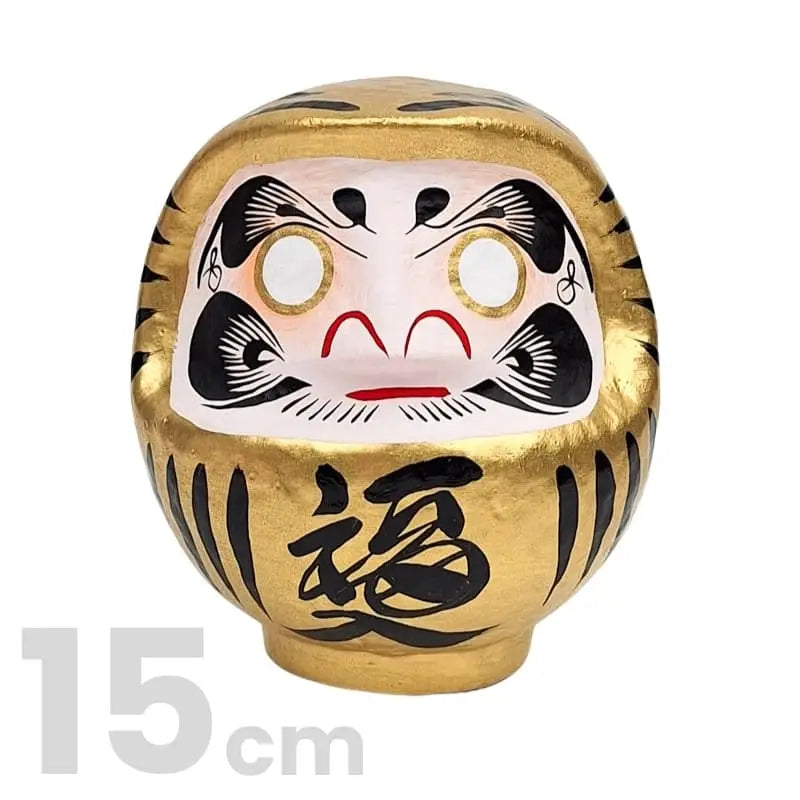 Daruma giapponese dorata - da 9 a 15 cm - 15 cm