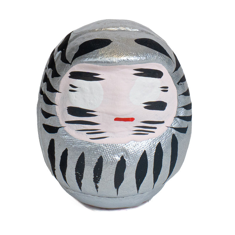 Daruma Giapponese 6 cm - Vari Colori Argento