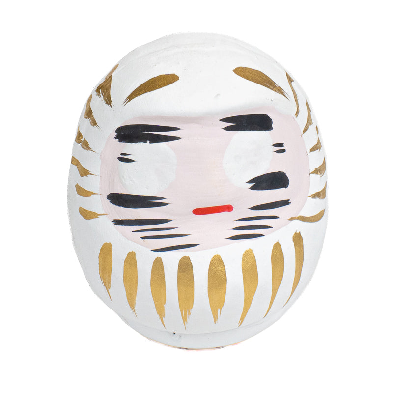 Daruma Giapponese 6 cm - Vari Colori Bianco