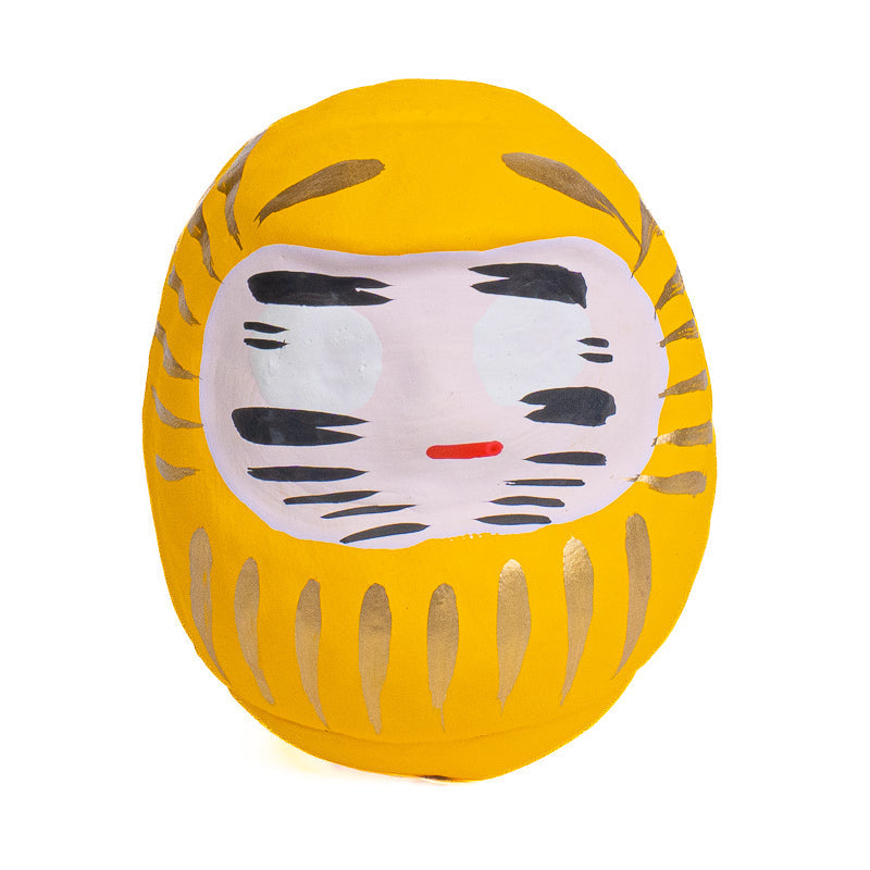 Daruma Giapponese 6 cm - Vari Colori Giallo