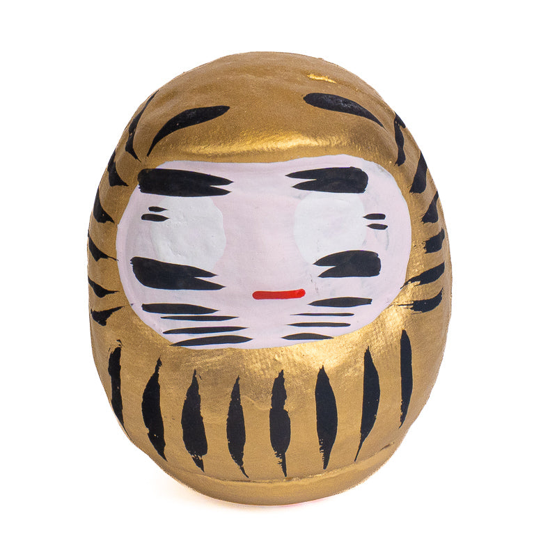 Daruma Giapponese 6 cm - Vari Colori Oro