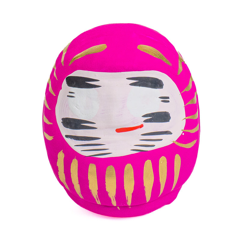 Daruma Giapponese 6 cm - Vari Colori Rosa
