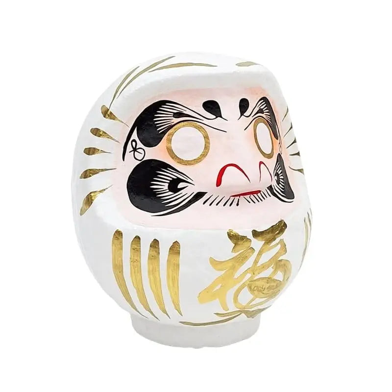 Daruma giapponese bianca - da 9 a 15 cm