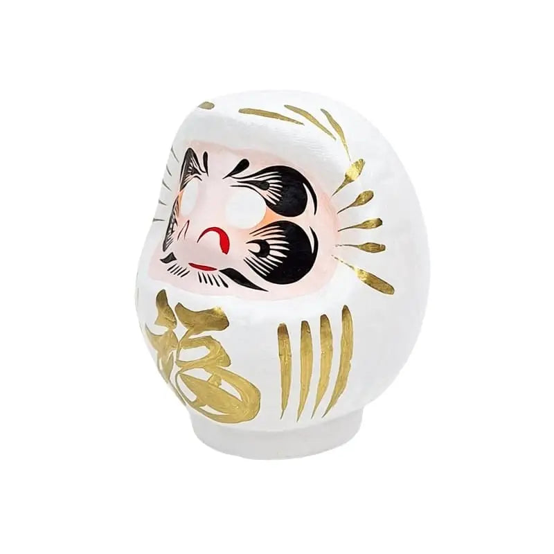 Daruma giapponese bianca - da 9 a 15 cm